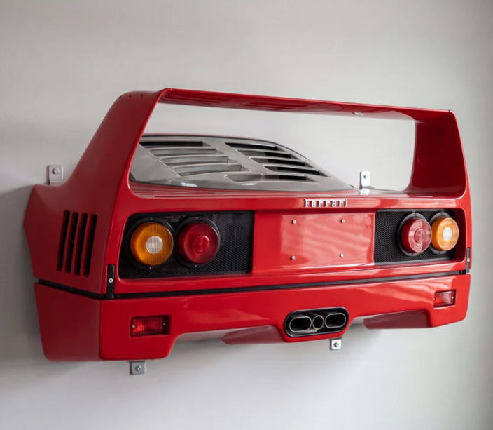 Ferrari F40 rear potion wall art