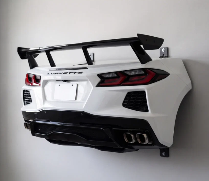 Chevrolet Corvette C8 reaar portion wall art